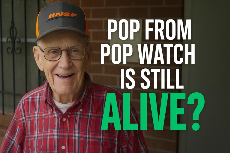 Pop from Pop Watch is still alive